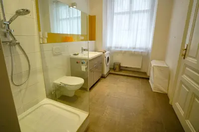 Ein Badezimmer in der Unterkunft Schlossquadrat Apartment 17