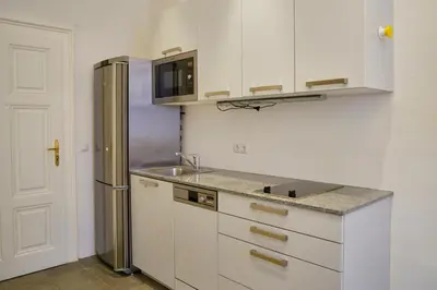 Küche/Küchenzeile in der Unterkunft Schlossquadrat Apartment 17