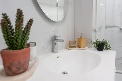 Ein Badezimmer in der Unterkunft Vienna Deluxe Residences - Schönbrunn