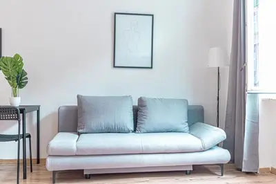 Ein Sitzbereich in der Unterkunft Comfy 2BR Apartment Best For Long Stay