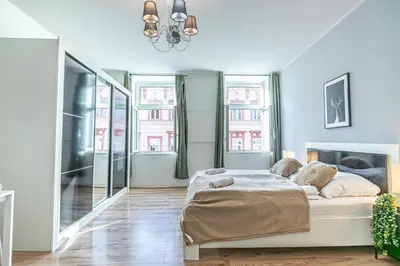 Ein Sitzbereich in der Unterkunft Affordable 2BR Apartment, Best for Long Stay