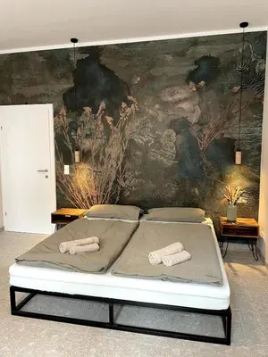 Ein Bett oder Betten in einem Zimmer der Unterkunft Residence K - Contemporary Altbau Apartment Vienna