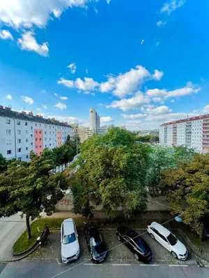 Das Gebäude in dem sich die Ferienwohnung befindet
