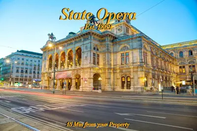 Grundriss der Unterkunft Cozy 2BR Apartment Prime Vienna Location for Longstays