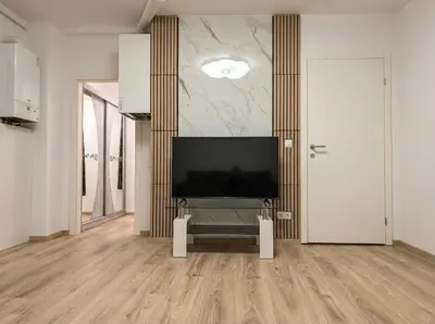 TV/Unterhaltungsangebot in der Unterkunft Comfortable 1BR & 1LR Apt Prime location of Vienna
