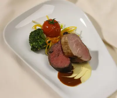 Essen im Hotel oder in der Nähe
