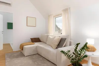 Ein Sitzbereich in der Unterkunft ROOF No 51 - Superior Sky Suite with Terrace and AC