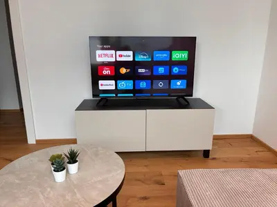 TV/Unterhaltungsangebot in der Unterkunft Superior apartment - UNO City & Kaiserwasser
