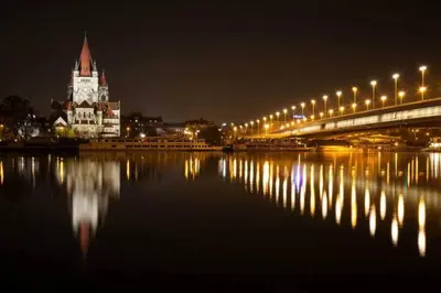 Ein allgemeiner Blick auf Wien oder ein Stadtblick von der Ferienwohnung aus