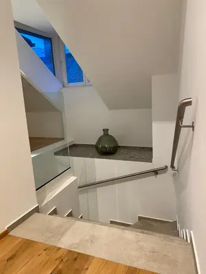 Küche/Küchenzeile in der Unterkunft Apartments at Rochusmarkt
