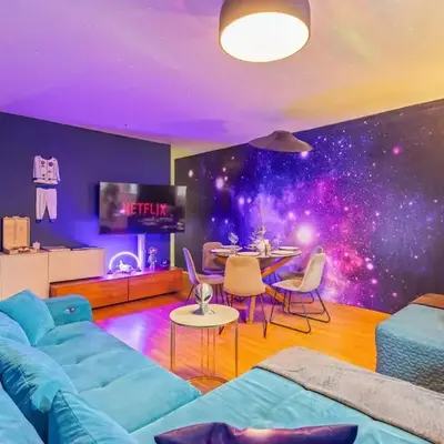 Milky Way - Unique Universe Space Design - Gym - Parking