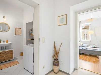 Küche/Küchenzeile in der Unterkunft BOHO Dream Apartment 4BR AC Big