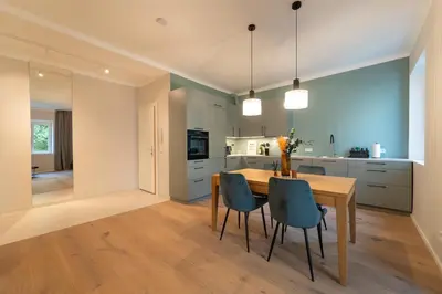 Küche/Küchenzeile in der Unterkunft josefs home l Premium Apartment for rent