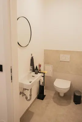 Ein Badezimmer in der Unterkunft Genuss Apartment