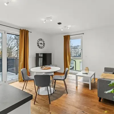 NobleNest Cozy - Parkplatz - Terrasse - Küche