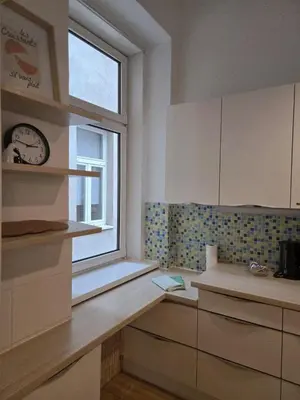 Küche/Küchenzeile in der Unterkunft Urania City Residence