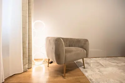 Ein Sitzbereich in der Unterkunft easy-flat Danhausergasse - Central Apartments near Metro