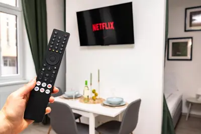 TV/Unterhaltungsangebot in der Unterkunft Vienna SoulStay - 10 min to city center