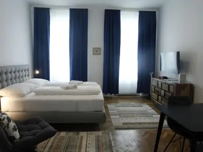 Ein Bett oder Betten in einem Zimmer der Unterkunft Apartment 3-Zimmer Wohnung by Interhome