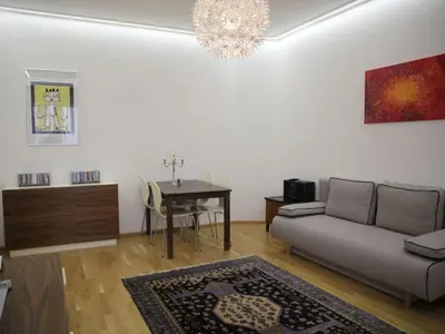 Ein Sitzbereich in der Unterkunft Apartment Moderne Stadtwohnung by Interhome