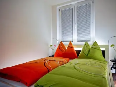 Ein Bett oder Betten in einem Zimmer der Unterkunft Apartment Giuliano in Bezirk 2-Leopoldstadt by Interhome