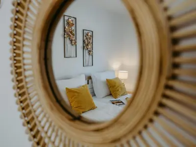Ein Sitzbereich in der Unterkunft Apartment Lakeside Top2 by Interhome
