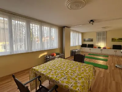 Ein Sitzbereich in der Unterkunft Skyvilla Wien - Terrassenwohnung