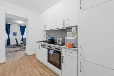 Küche/Küchenzeile in der Unterkunft Nüll Residences 29 -3 Rooms for Families, Friends & Work