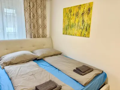 Grundriss der Unterkunft Stylish Apartment near Airport