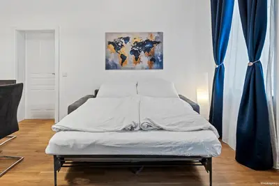 Ein Bett oder Betten in einem Zimmer der Unterkunft Nüll Residences 03 - 2 Bedrooms Close to Main Station