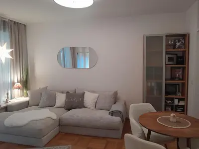 Ein Sitzbereich in der Unterkunft Appartment with Spa