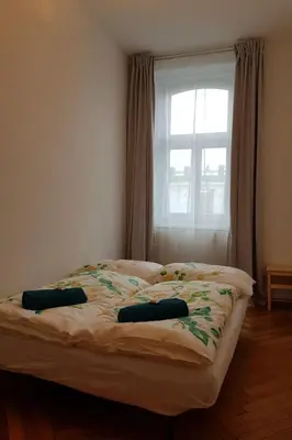 Ein Bett oder Betten in einem Zimmer der Unterkunft Apartment Vienna1090 by Interhome