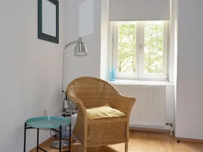 Ein Sitzbereich in der Unterkunft Apartment Vienna1090 by Interhome