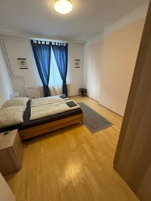 Ein Bett oder Betten in einem Zimmer der Unterkunft Premium Apartment near Park