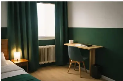 Ein Bett oder Betten in einem Zimmer der Unterkunft home22 an der mariahilfer