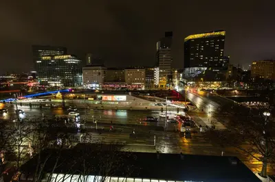 Ein allgemeiner Blick auf Wien oder ein Stadtblick von der Ferienwohnung aus