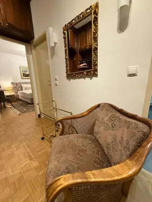 Ein Sitzbereich in der Unterkunft Grand Heart of Vienna City View Residence