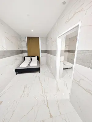 Ein Bett oder Betten in einem Zimmer der Unterkunft Comfortable Apartment in Lanstrasse Area BR4