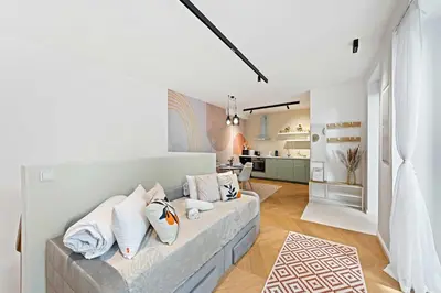 Küche/Küchenzeile in der Unterkunft BOHO Chic - Relax in Viennas Trendiest District