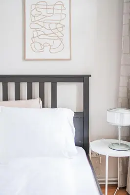 Ein Bett oder Betten in einem Zimmer der Unterkunft Central Cozy Schönbrunn Apartment