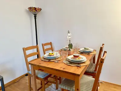 Essen in der Ferienwohnung oder in der Nähe