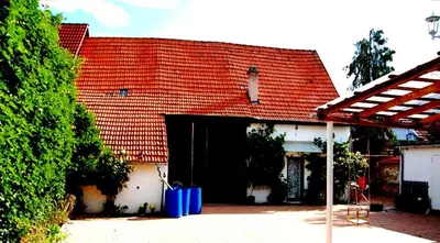 Das Gebäude in dem sich die Ferienwohnung befindet