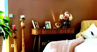 Ein Bett oder Betten in einem Zimmer der Unterkunft Chalet Traeger