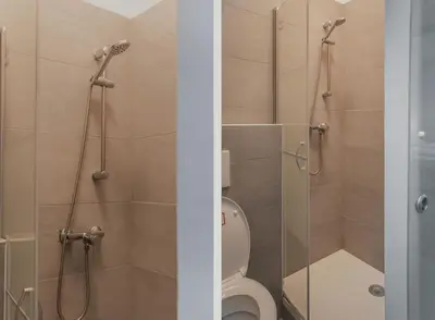 Ein Badezimmer in der Unterkunft Comfortable One Bedroom Apartment in Vienna