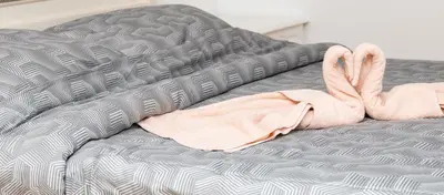 Ein Bett oder Betten in einem Zimmer der Unterkunft Danube Tower holiday