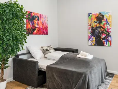 Grundriss der Unterkunft Superior Studio with Classic Viennese Design in 3rd District