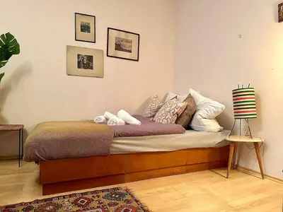 Ein Sitzbereich in der Unterkunft Near Rathaus - 5 Min to Center - Fast Wi-Fi