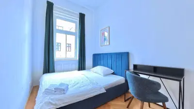 Ein Bett oder Betten in einem Zimmer der Unterkunft ampm Scholzgasse - Monthly Rent