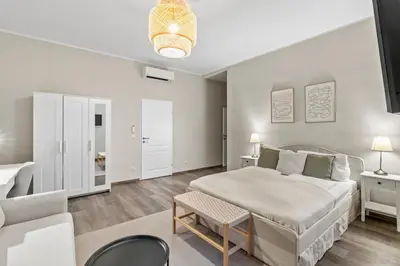 Ein Sitzbereich in der Unterkunft Modern and Spacious at Millennium City - 6 min to metro