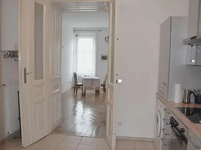 Küche/Küchenzeile in der Unterkunft Apartment Vienna1090 by Interhome